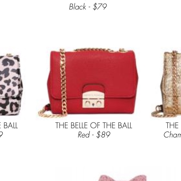 Belle of the Ball red crossbody - Picture 4 of 7